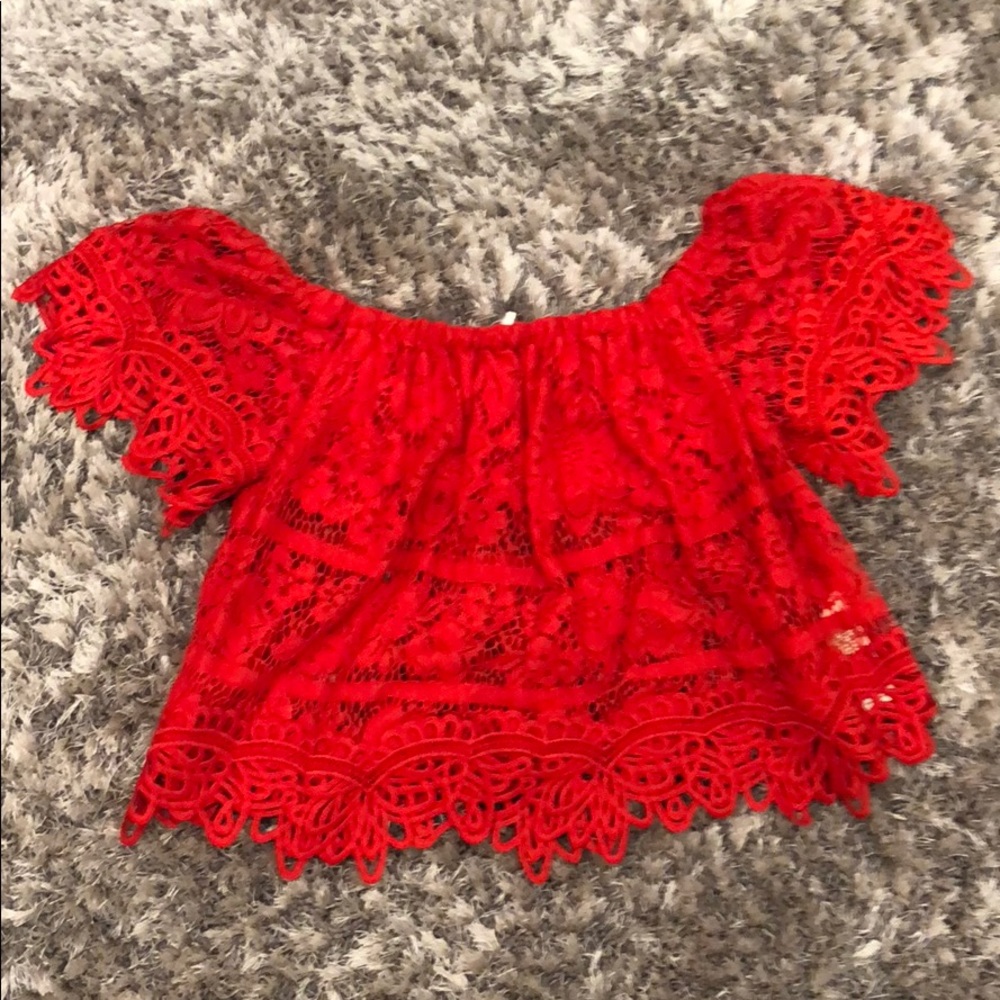 Free people off the shoulder top